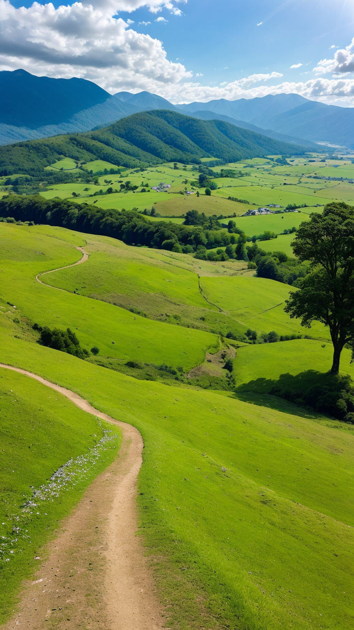 美丽的自然草原风景高清手机壁纸系列9赏析